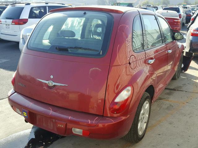 3A4FY48B37T519793 - 2007 CHRYSLER PT CRUISER BURGUNDY photo 4