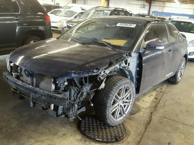 JTKJF5C79D3050319 - 2013 TOYOTA SCION TC 蓝色 照片 2