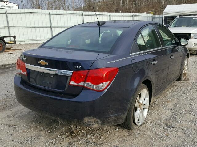 1G1PG5SB7G7103352 - 2016 CHEVROLET CRUZE LIMI BLUE photo 4