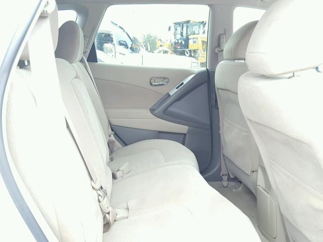 JN8AZ1MU0CW112865 - 2012 NISSAN MURANO S WHITE photo 6