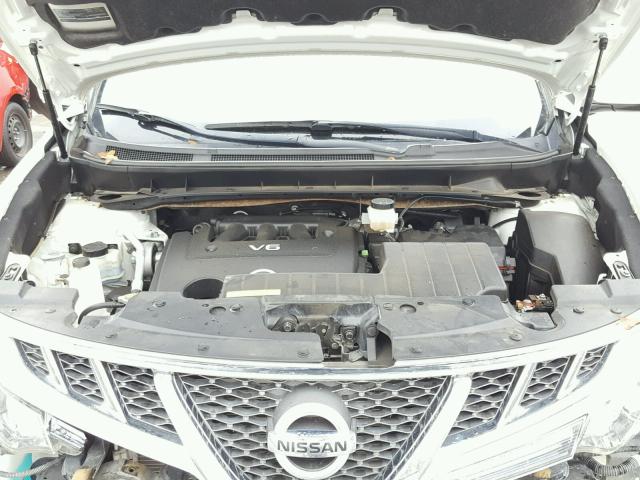 JN8AZ1MU0CW112865 - 2012 NISSAN MURANO S WHITE photo 7