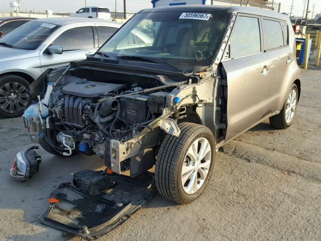 KNDJP3A57G7361075 - 2016 KIA SOUL + GRAY photo 2