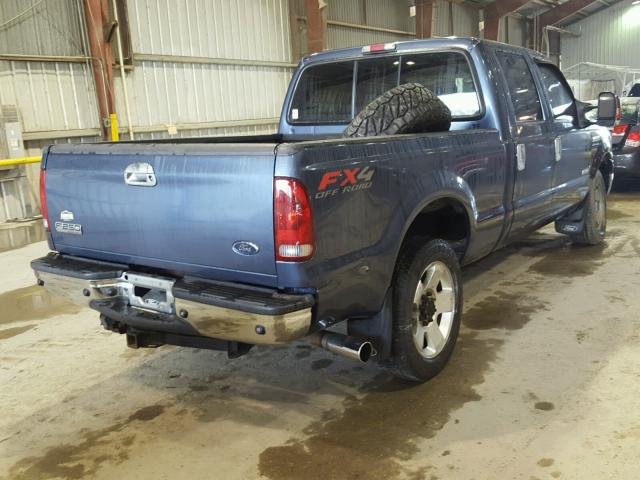 1FTSW21P26EB23163 - 2006 FORD F250 SUPER BLUE photo 4