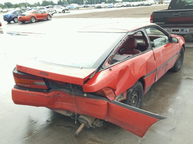 1ZVBT20C4K5223599 - 1989 FORD PROBE GL RED photo 4