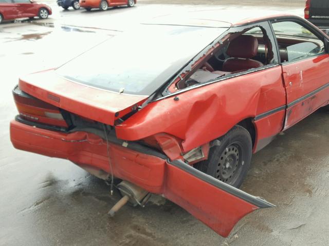 1ZVBT20C4K5223599 - 1989 FORD PROBE GL RED photo 9