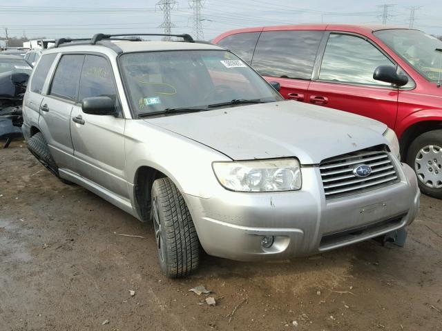 JF1SG63617H743145 - 2007 SUBARU FORESTER 2 SILVER photo 1