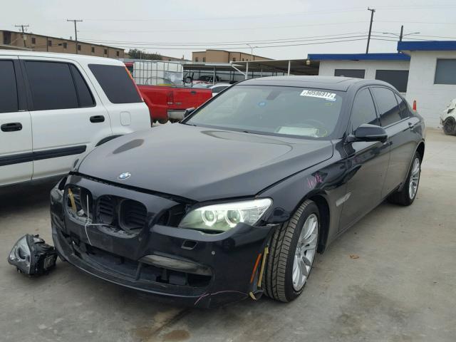 WBAYE8C52DD132487 - 2013 BMW 750LI BLACK photo 2