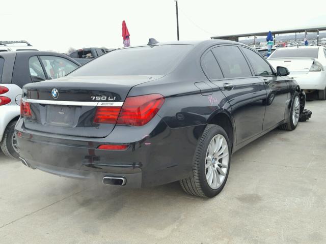 WBAYE8C52DD132487 - 2013 BMW 750LI BLACK photo 4