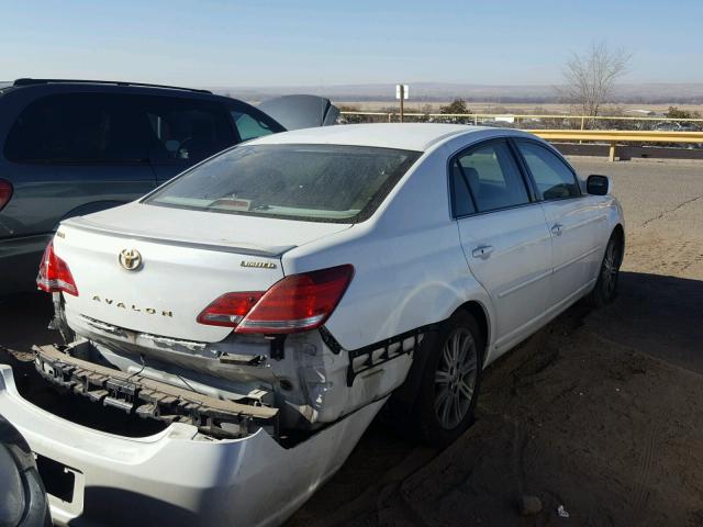 4T1BK36BX7U179210 - 2007 TOYOTA AVALON XL WHITE photo 4