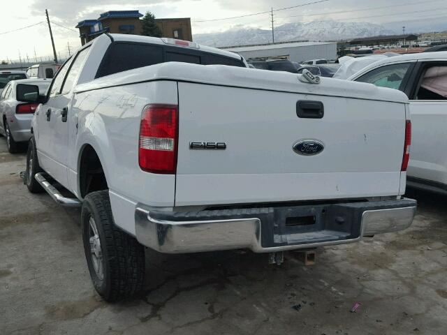 1FTPW14554FA05299 - 2004 FORD F150 SUPER WHITE photo 3