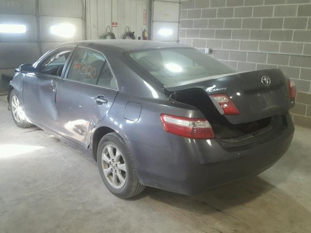 4T4BE46K59R062883 - 2009 TOYOTA CAMRY BASE GRAY photo 3