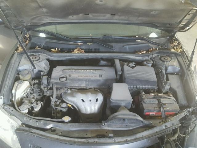 4T4BE46K59R062883 - 2009 TOYOTA CAMRY BASE GRAY photo 7
