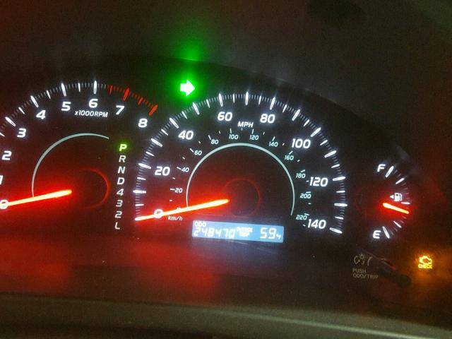 4T4BE46K59R062883 - 2009 TOYOTA CAMRY BASE GRAY photo 8