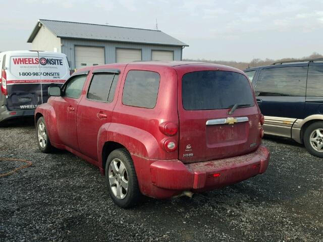 3GNBAADB9AS620029 - 2010 CHEVROLET HHR LS RED photo 3