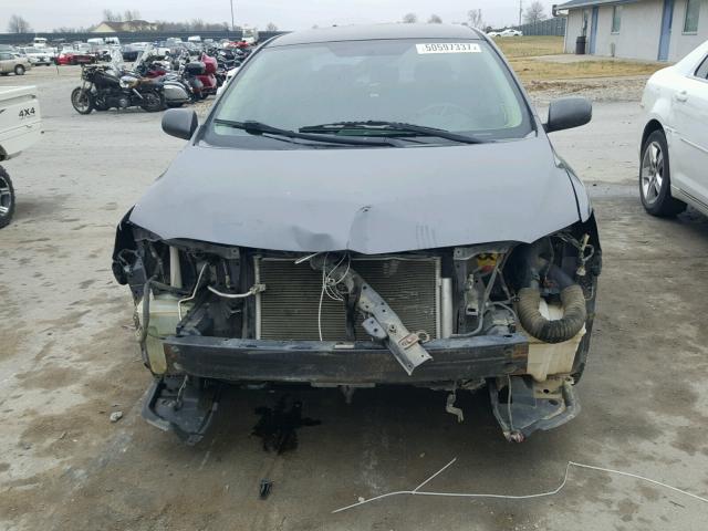 1NXBU40E19Z094939 - 2009 TOYOTA COROLLA BA GRAY photo 9