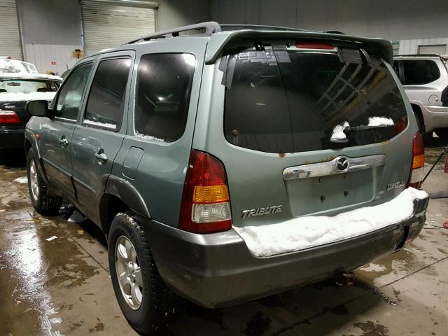 4F2CZ96154KM04431 - 2004 MAZDA TRIBUTE ES 青色 照片 3