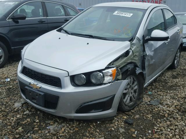 1G1JA5SH5C4203280 - 2012 CHEVROLET SONIC LS SILVER photo 2