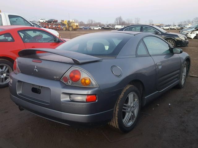 4A3AC84H53E028892 - 2003 MITSUBISHI ECLIPSE GT GRAY photo 4