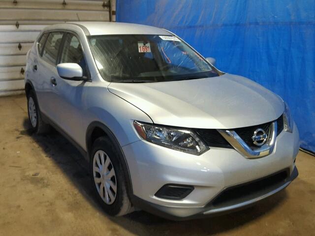 KNMAT2MT9GP701861 - 2016 NISSAN ROGUE S SILVER photo 1