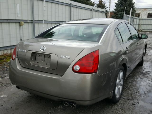 1N4BA41E64C891235 - 2004 NISSAN MAXIMA SE BEIGE photo 4