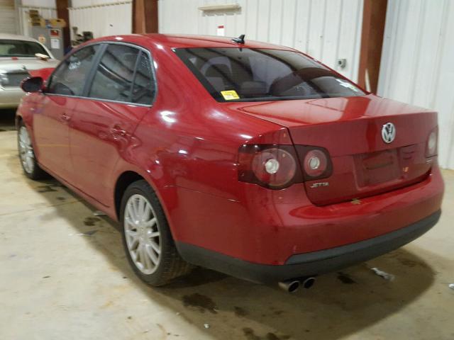 3VWRJ71K58M149894 - 2008 VOLKSWAGEN JETTA WOLF RED photo 3