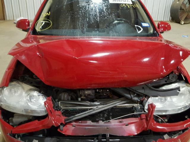 3VWRJ71K58M149894 - 2008 VOLKSWAGEN JETTA WOLF RED photo 7