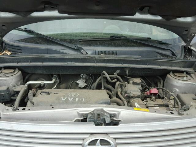 JTLKT334664077641 - 2006 TOYOTA SCION XB SILVER photo 7