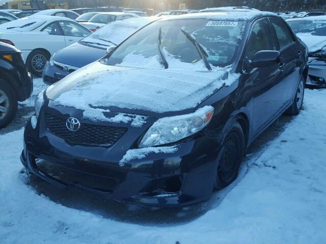 2T1BU40E99C181554 - 2009 TOYOTA COROLLA BA BLACK photo 2