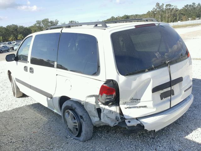 1GNDV23E65D130412 - 2005 CHEVROLET VENTURE LS WHITE photo 3