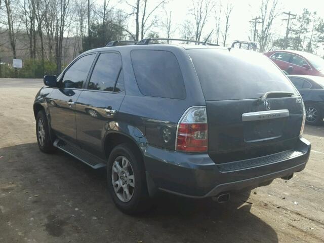 2HNYD18814H512532 - 2004 ACURA MDX TOURIN GRAY photo 3