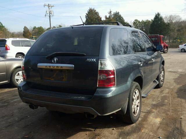 2HNYD18814H512532 - 2004 ACURA MDX TOURIN GRAY photo 4