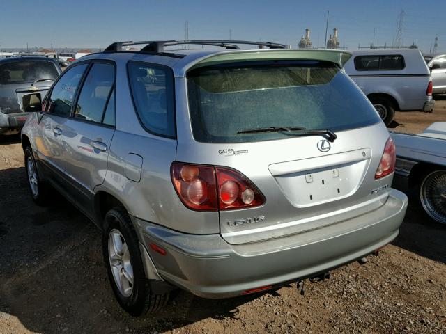 JT6HF10U6Y0158212 - 2000 LEXUS RX 300 SILVER photo 3