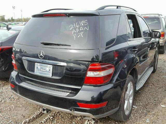 4JGBB56E49A513659 - 2009 MERCEDES-BENZ ML 350 GRAY photo 4