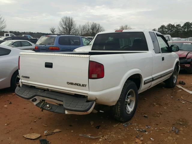 1GCCS195818148119 - 2001 CHEVROLET S TRUCK S1 WHITE photo 4