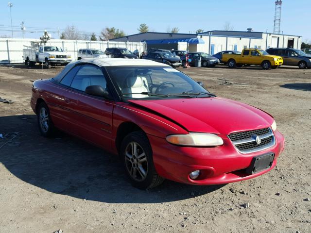 3C3EL45H9VT591902 - 1997 CHRYSLER SEBRING JX RED photo 1