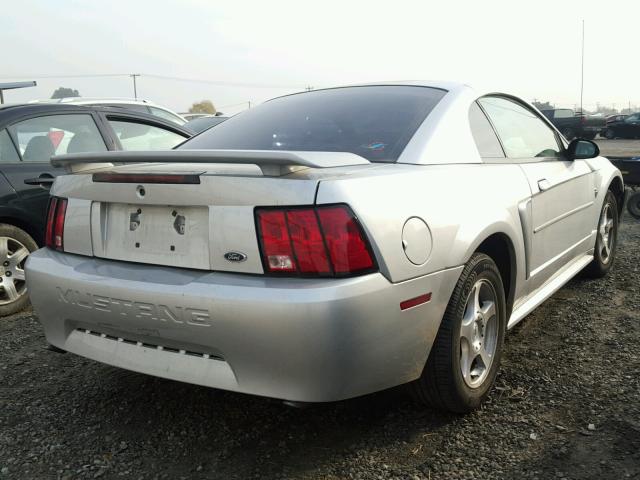 1FAFP40694F188656 - 2004 FORD MUSTANG SILVER photo 4