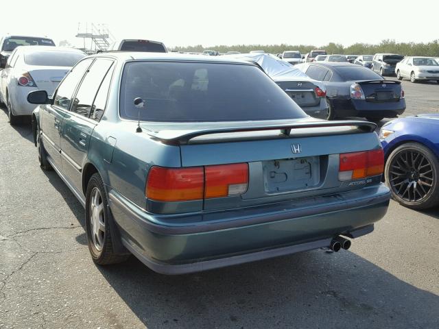 JHMCB7679NC049254 - 1992 HONDA ACCORD EX GREEN photo 3