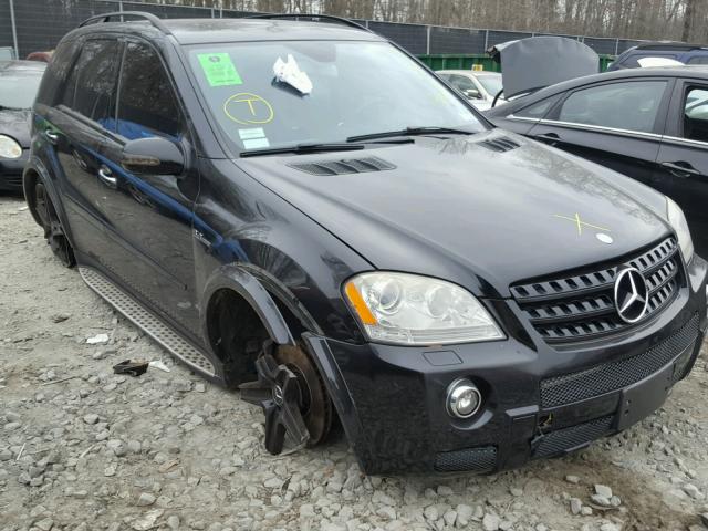 4JGBB77E47A248264 - 2007 MERCEDES-BENZ ML 63 AMG BLACK photo 1