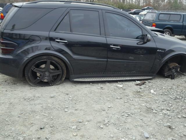 4JGBB77E47A248264 - 2007 MERCEDES-BENZ ML 63 AMG BLACK photo 10