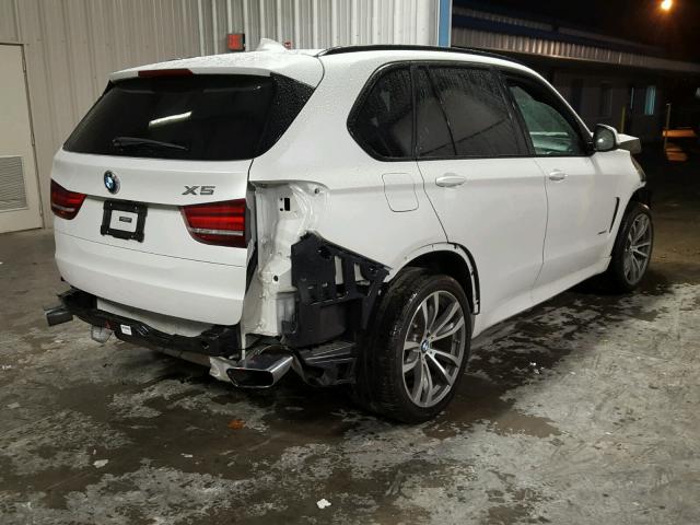 5UXKR6C55F0J78986 - 2015 BMW X5 XDRIVE5 WHITE photo 4