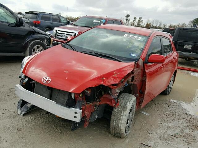 2T1KE4EEXAC040664 - 2010 TOYOTA COROLLA MA RED photo 2