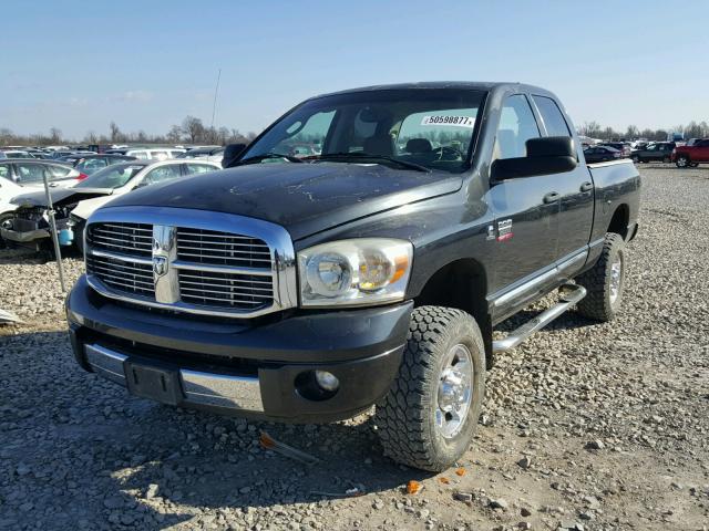 3D7KS28A68G207095 - 2008 DODGE RAM 2500 S BLACK photo 2