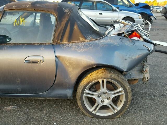 JM1NB353850413148 - 2005 MAZDA MX-5 MIATA BLUE photo 10