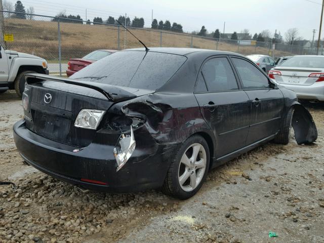 1YVHP80CX85M05900 - 2008 MAZDA 6 I BLACK photo 4