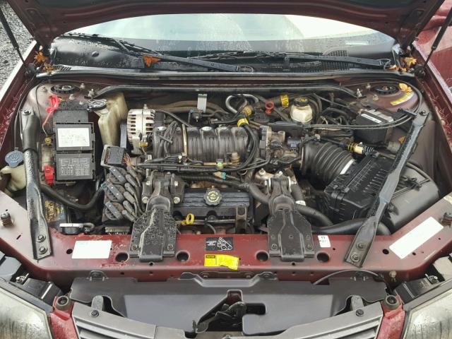 2G1WH55K1Y9351858 - 2000 CHEVROLET IMPALA LS MAROON photo 7