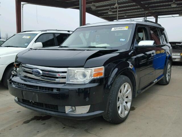 2FMDK53C49BA13498 - 2009 FORD FLEX LIMIT BLACK photo 2