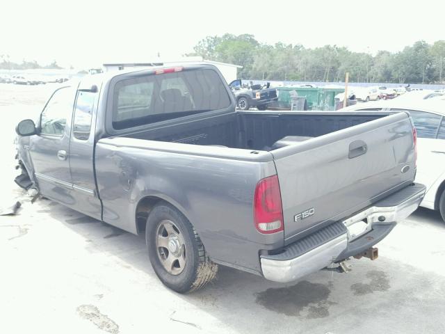 1FTRX17292NA34699 - 2002 FORD F150 GRAY photo 3