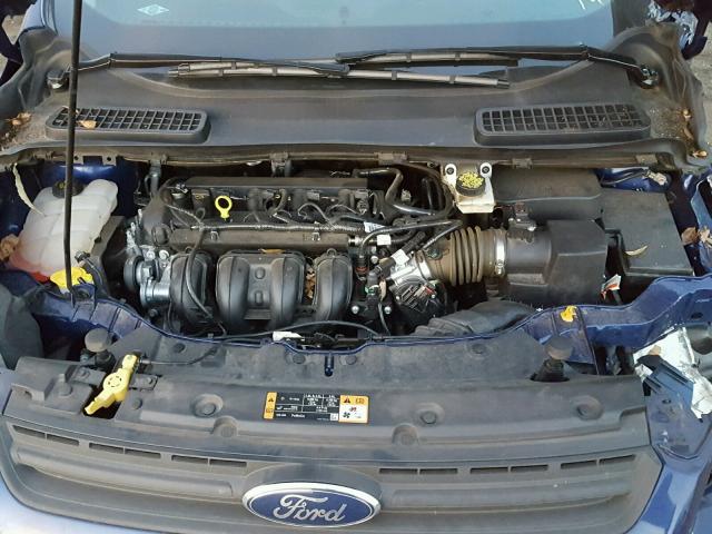 1FMCU0F78GUA81494 - 2016 FORD ESCAPE S BLUE photo 7