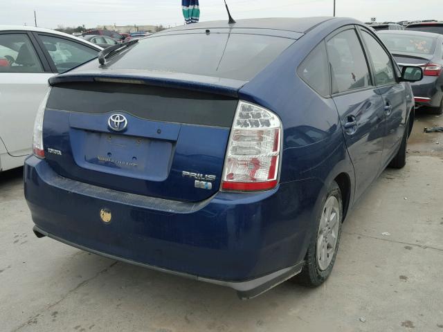 JTDKB20U297868619 - 2009 TOYOTA PRIUS BLUE photo 4