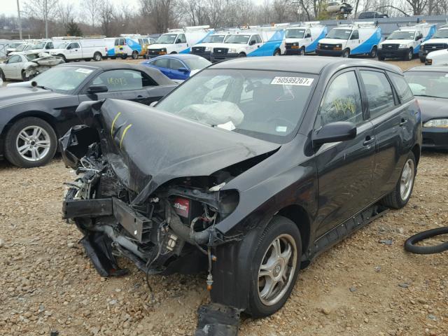 2T1KR32E53C008985 - 2003 TOYOTA MATRIX BLACK photo 2